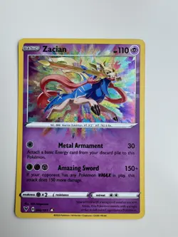 Pokemon TCG Zacian Vivid Voltage 082/185 Holo Amazing Rare - Image 1