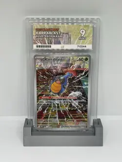 Pokemon TCG, Karrablast, Black Bolt - 094/086,Illustration Rare -ACE Grade 9. - Image 1