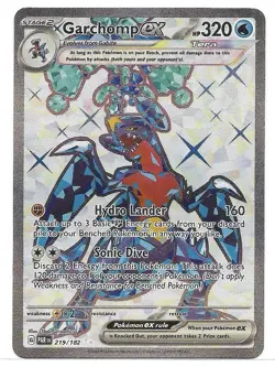 Garchomp ex 219/182 Sv04: Paradox Rift Holo Pokemon TCG Ultra Rare - NM - Image 1
