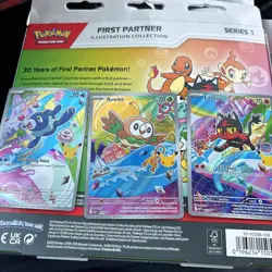 Pokemon First Partner Promos 30th Anniversary Alolan Starters - Image 1