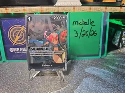 Rebecca (Winner Pack 2025 Vol. 2) - One Piece Promotion Cards (OP-PR) - Image 1