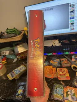 Pokemon Vintage 1999 Card Binder with Ash, Pikachu, Brock & Misty Damage - Image 3