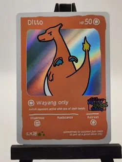 After Skool Hobby Pokemon S2 Genetic Mystery 78 Charizard SECRET Card NM-Mint - Image 1