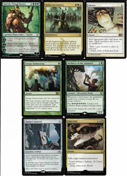 Magic the Gathering 7 Card Rare Lot with Garruk Primal Hunter Mythic NM - Image 1