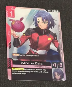 Athrun Zala Alternate Art Foil - ST04-011 C NM - Gundam TCG Card Game - Image 1