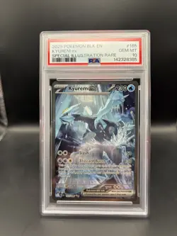 PSA 10 GEM MINT Kyurem Ex Black Bolt 165/086 Graded Pokemon Card SIR - Image 1