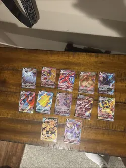 Pokemon TCG VMAX Lot (12 Cards) All Mint New Condition - Image 1