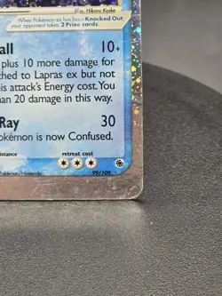 Pokemon TCG Lapras EX 99/109 Holo Rare Card Ruby & Sapphire - Image 5