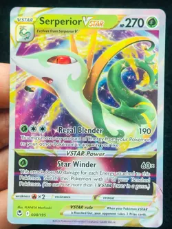 Serperior VSTAR 008/195 - LP - NM - Pokemon TCG Card - PANETA Mochizuki - Image 1