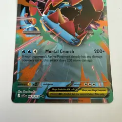Pokemon TCG Mega Feraligatr EX 043/217 Holo Ultra Rare Ascended Heroes NM/M - Image 2