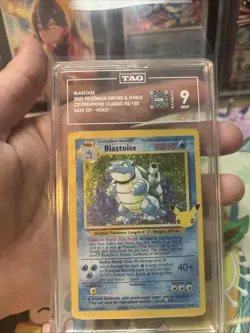 Pokemon Blastoise Celebrations Classic 2/102 TAG 9 Mint - Image 3