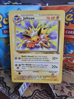 🔥 Jolteon 20/64 🔥 Jungle Set Non Holo Rare Pokemon Card WOTC 1999 LP - Image 1