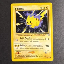Pikachu - 70/111 - Neo Genesis - Unlimited - Common - Pokemon - Damaged - Image 1