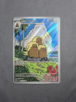 Alolan Dugtrio 208/191 Illustration Rare SV: Surging Sparks Pokemon TCG NM - Image 1