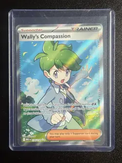 Wallys Compassion 176/132 - ULTRA RARE - Pokemon TCG: Phantasmal Flames English - Image 1