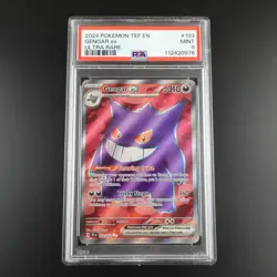 PSA 9 Gengar 193/162 Pokemon Temporal Forces Ultra Rare Graded Card - Image 1