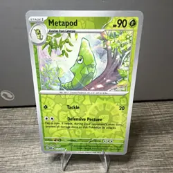 Pokemon Metapod Reverse Holo Sv: Scarlet & Violet 151 011/165 90 HP Stage 1 - Image 1