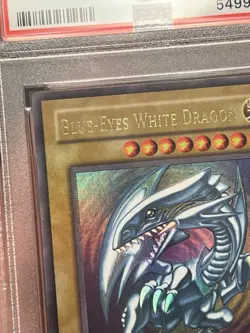 PSA 9 Blue-Eyes White Dragon SDK-001 Starter Deck: Kaiba Unlimited HOLO BLEED - Image 4