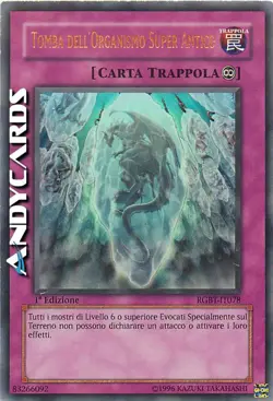 M/NM ☻ Tomba dell'Organismo Super Antico ☻ Ultra Rara ☻ RGBT IT078 ☻ YUGIOH - Image 1