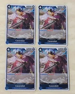 📈ONE PIECE TCG Cavendish OP10-045 Rare Royal Blood (X-4) English Playset - Image 1