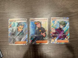 Pokemon TCG Trainer Supporter Full Art Holo Cards Lot of 3 Paldea Evolved Engli… - Image 1