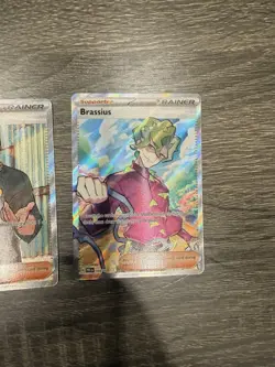 Pokemon TCG Trainer Supporter Full Art Holo Cards Lot of 3 Paldea Evolved Engli… - Image 4