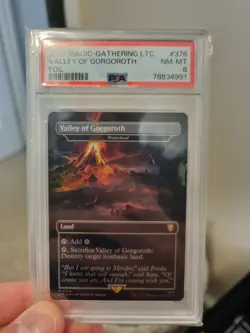 MTG Valley of Gorgoroth Surge Foil Wasteland, Lord of the Rings Card 0406 - Image 1