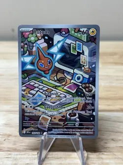 Pokemon Card Rotom 197/182 Illustration Rare Destined Rivals Near Mint - Image 1