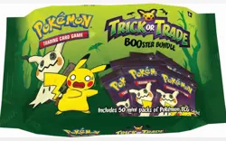 Pokemon TCG Halloween 2023 Trick or Trade Booster Bundle - 50 (3 Card) Packs! - Image 1