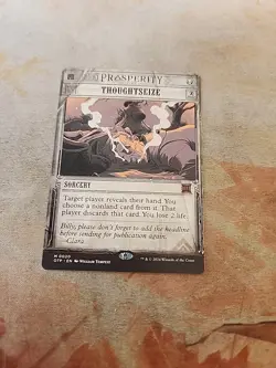 Thoughtseize Outlaws Of Thunder Junction Breaking News MTG NM - Image 1