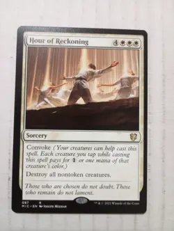MTG Hour Of Reckoning R 87 Innistrad Midnight Hunt Commander MIC NM Magic - Image 1