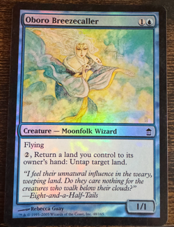 Oboro Breezecaller - Foil LP/MP Saviors of Kamigawa MTG MAGIC THE GATHERING - Image 1