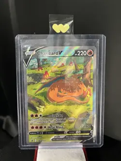 Pokemon Charizard V SWSH: Sword & Shield Promo Holo SWSH260 220 HP TCG Card - Image 1