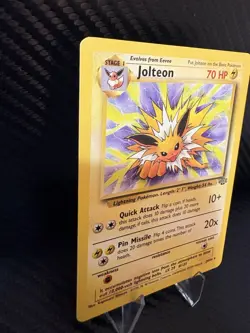 Jolteon 20/64 Jungle Non Holo WOTC 1999 Pokemon Card LP Unlimited - Image 4