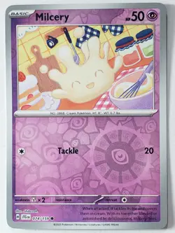 REVERSE HOLO Milcery 074/159 NM / M - Journey Together Pokemon Card - Image 1