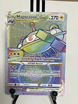 Pokemon TCG - Magnezone VSTAR 198/196 Lost Origin - Rainbow Secret Rare - NM - Image 1