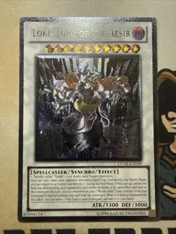Loki Lord Of The Aesir Ultimate Rare Unlimited STOR-EN039 YuGiOh! NM EURO - Image 2