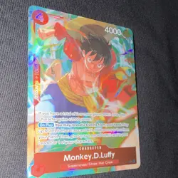 ONE PIECE Monkey.D.Luffy SR OP12-015 Alternate Art Foil Legacy Master 4000 - Image 3