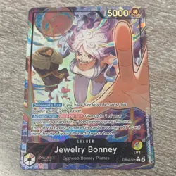 One Piece TCG EB04 Jewelry Bonney Leader EB04-001 Alternate Art - Image 1