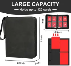 Toploader Binder 4 Pocket – Holds 112 Top Loaders | Double-Sided Trading Card... - Image 2