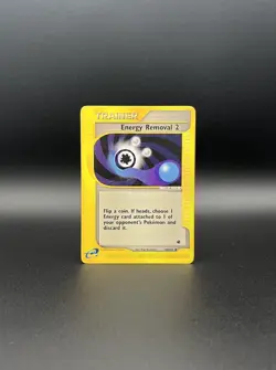 Energy Removal 2 140/165 2002 Expedition Base Pokemon Card Vintage Trainer LP - Image 1