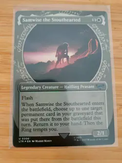 MTG Samwise the Stouthearted (FOIL Showcase) Lord of the Rings M/NM Free UK P&P - Image 1