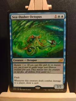 Sea-Dasher Octopus - Ikora: Lair of Behemoths - Rare - NM (see pics) MTG - Image 1