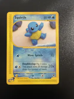 Pokemon Squirtle Card 131/165 NM Condition, Expedition Base Set - Image 1