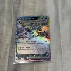 Umbreon Ex 060/131 Prismatic Evolutions Stamped Promo Card - Image 1