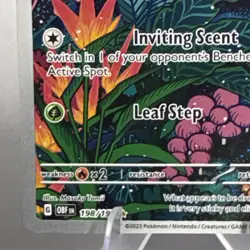 Pokemon Gloom 198/197 SV03 Obsidian Flames Illustration Rare Full Art Holo Masa… - Image 5