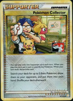 Lightly Played Pokemon Collector - 97/123 - Promotional - Crosshatch Holo Player - Image 1