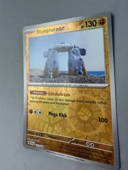 Pokemon TCG * Scarlet & Violet * 121/198 Stonjourner REVERSE HOLO Uncommon * NM - Image 2