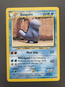 Pokemon TCG Neo Revelation Quagsire 48/64 - Image 1