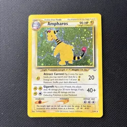 Pokemon Card Neo Revelation Ampharos 1/64 Holo WOTC - Image 1